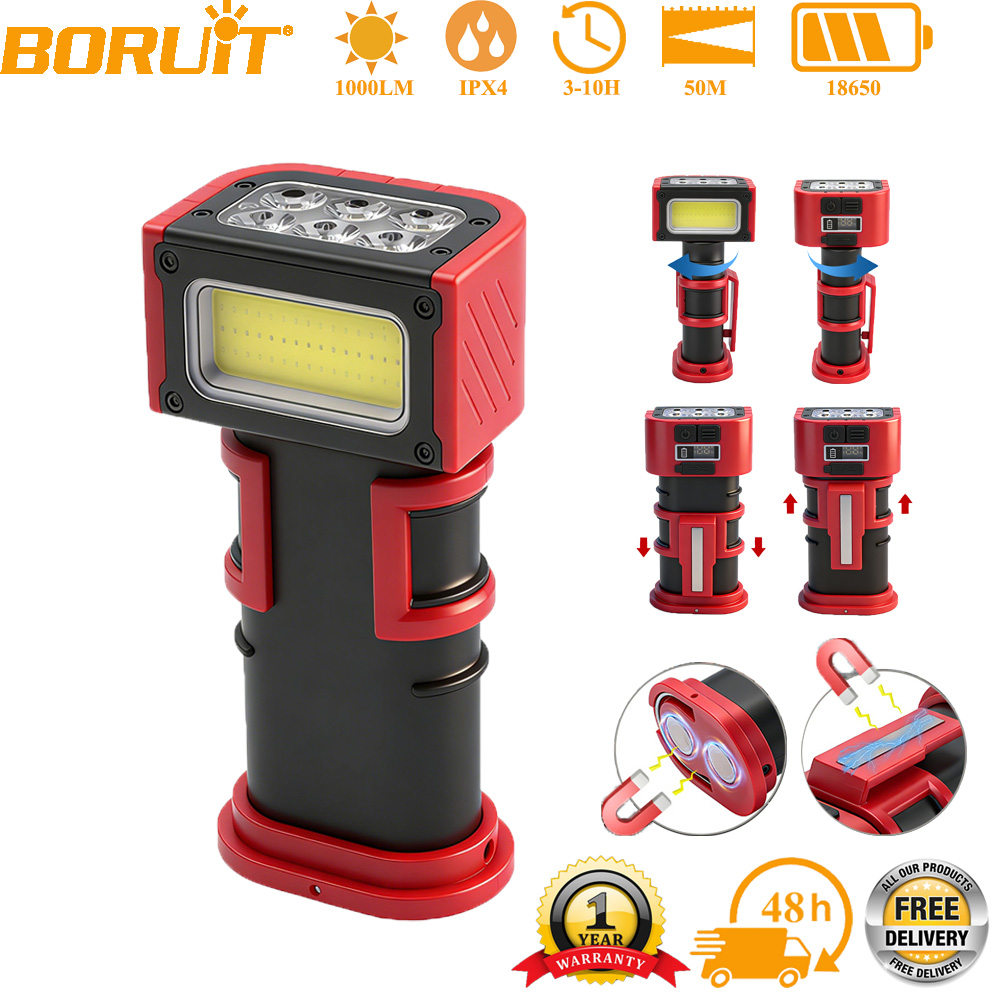 Cycling To Work - مصباح عمل LED من BORUiT بقوة