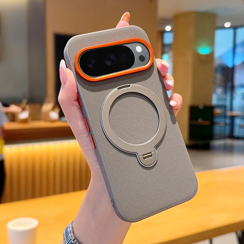 Kickstand Adjustable - حافظة هاتف مغناطيسية ملمسية دوارة 360