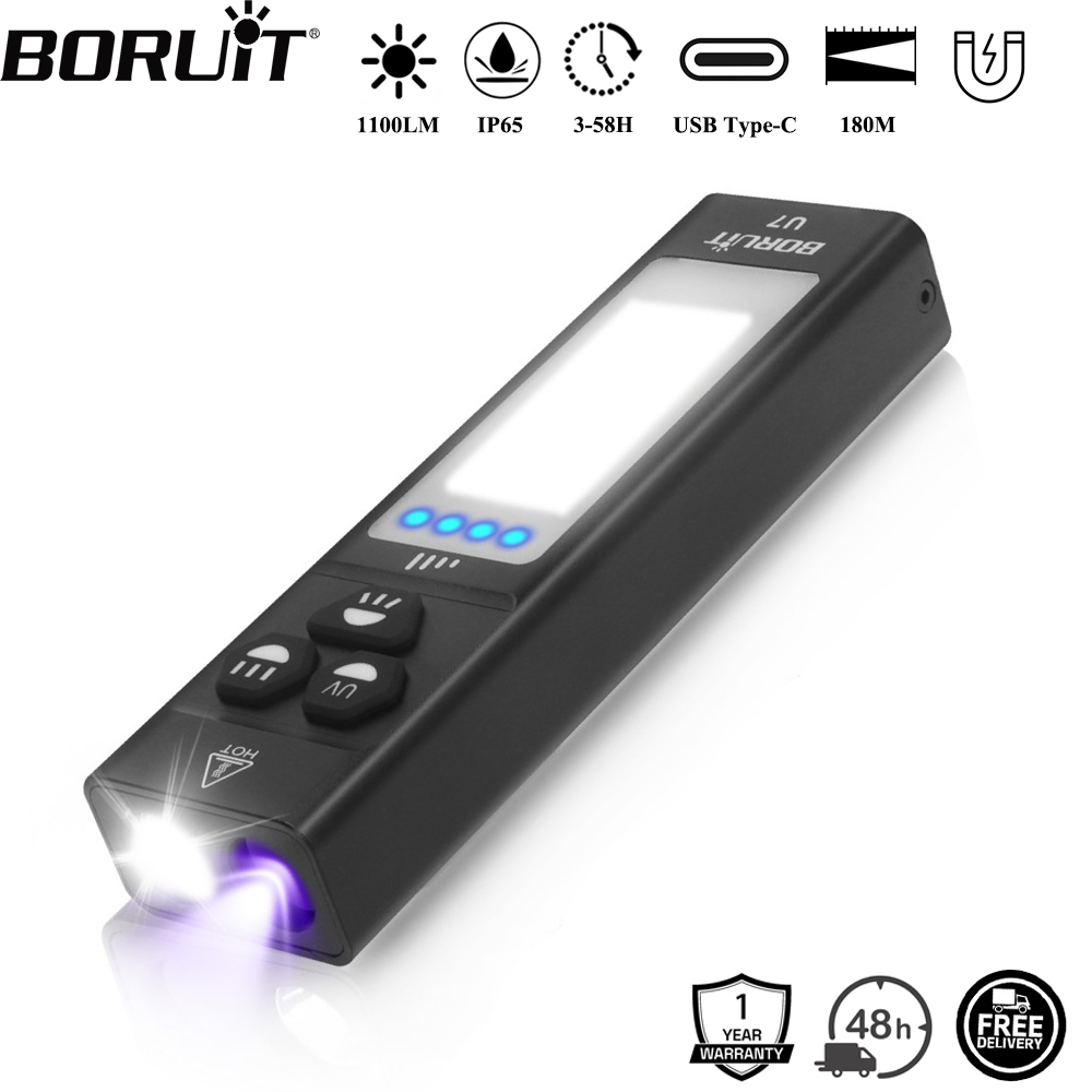 Cycling To Work - BORUiT U7 UV LED EDC مصباح