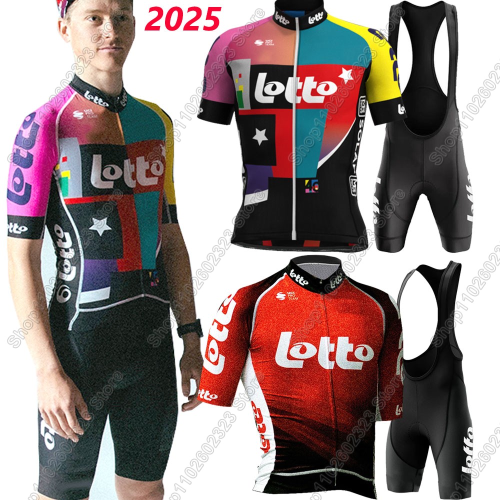 Cycling Commuter Clothing - لوتو فريق 2025 طقم جيرسي لركوب