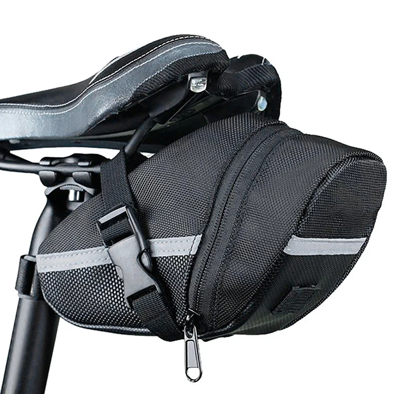 Saddle Bag Under Seat - حقيبة تحت مقعد الدراجة مع شريط