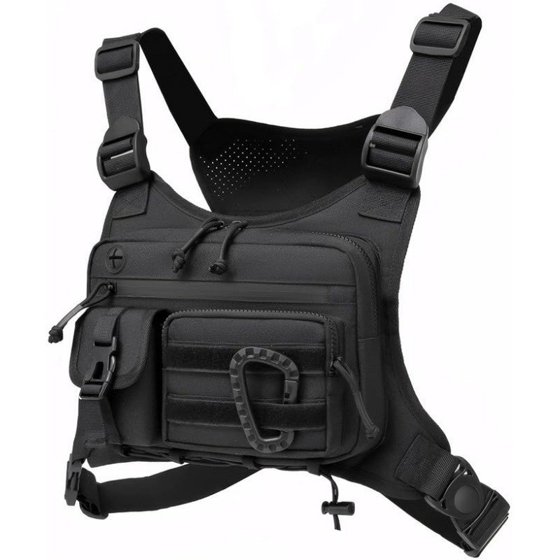 Cycling Commuter Backpack Waterproof - حقيبة الصدر التكتيكية للرجال سترة Edc