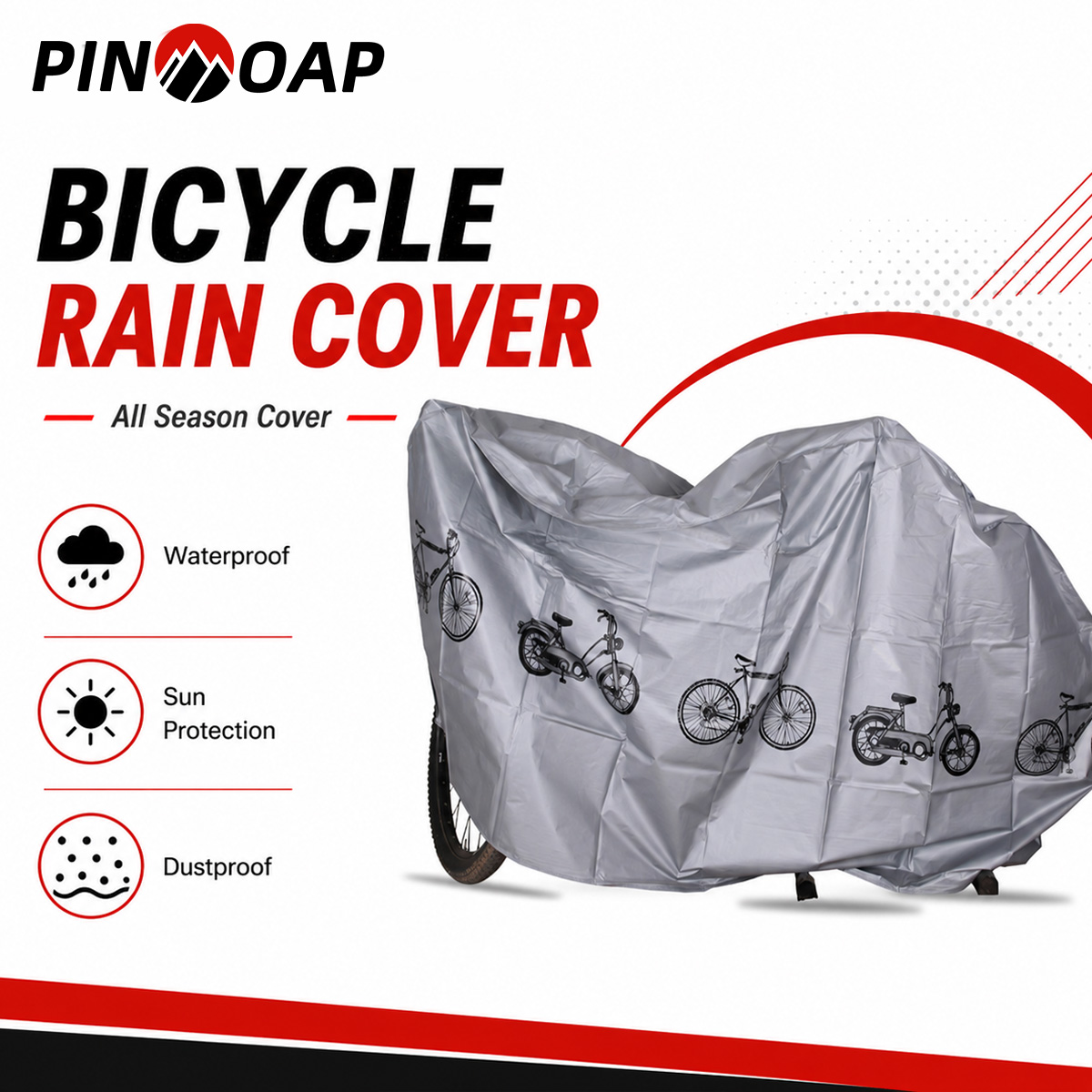 Cycling Commuter Backpack Waterproof - غطاء دراجة هوائية عالمي مقاوم للماء