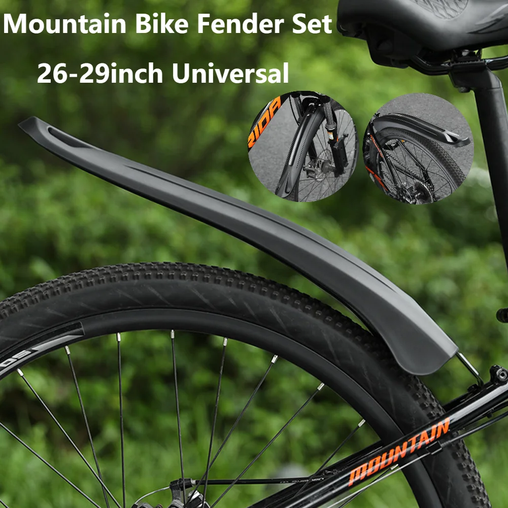 Fender Mudguard Set - 2 قطعة دراجة درابزين PP البلاستيك