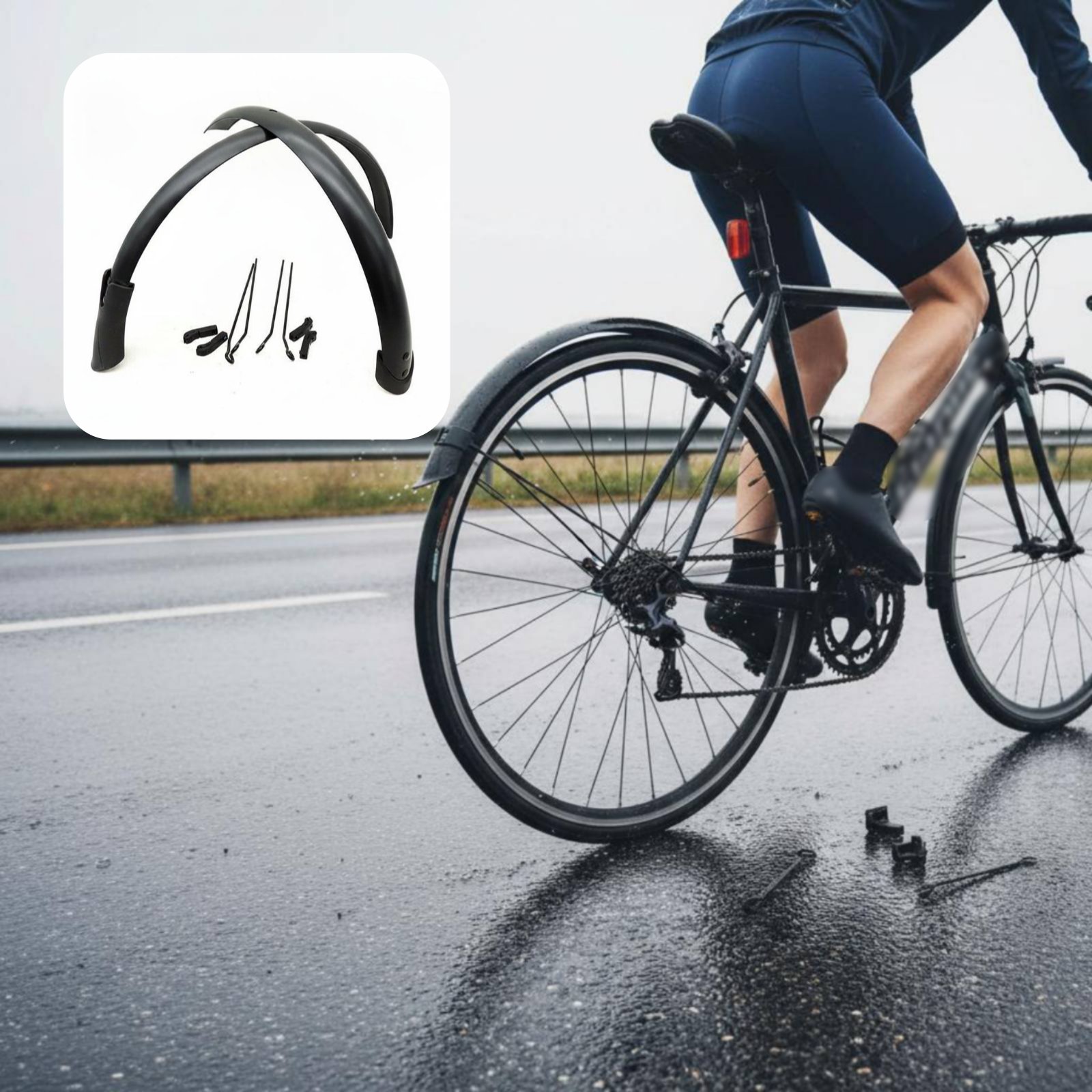 مجموعة واقيات الطين للعجلات 45 - مراجعة Fender Mudguard Set وسعره