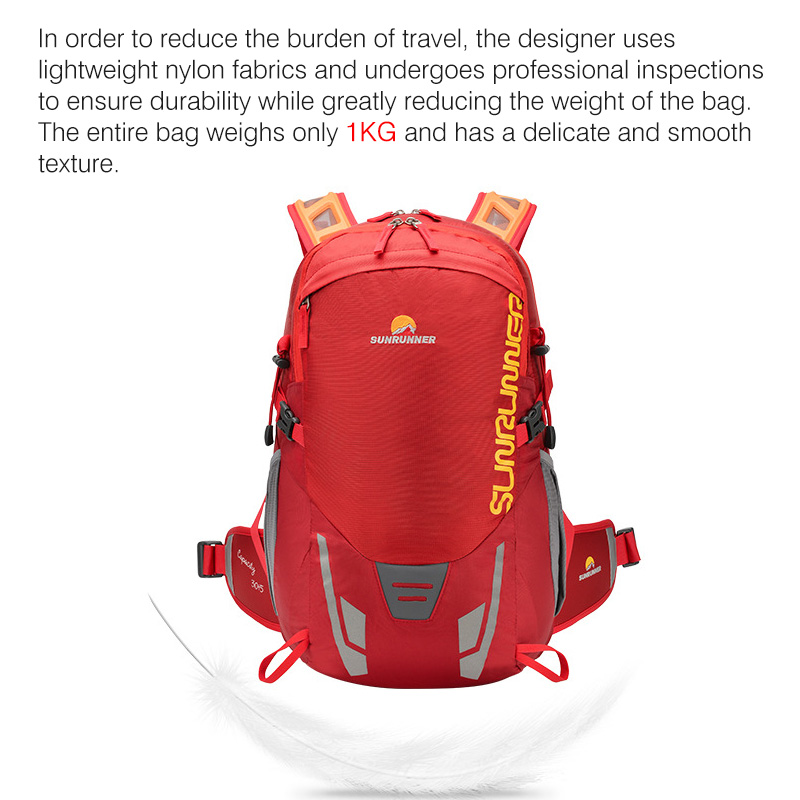 حقيبة ظهر للتنزه سعة 35 لتر، ح - مراجعة Cycling Commuter Backpack Waterproof وسعره