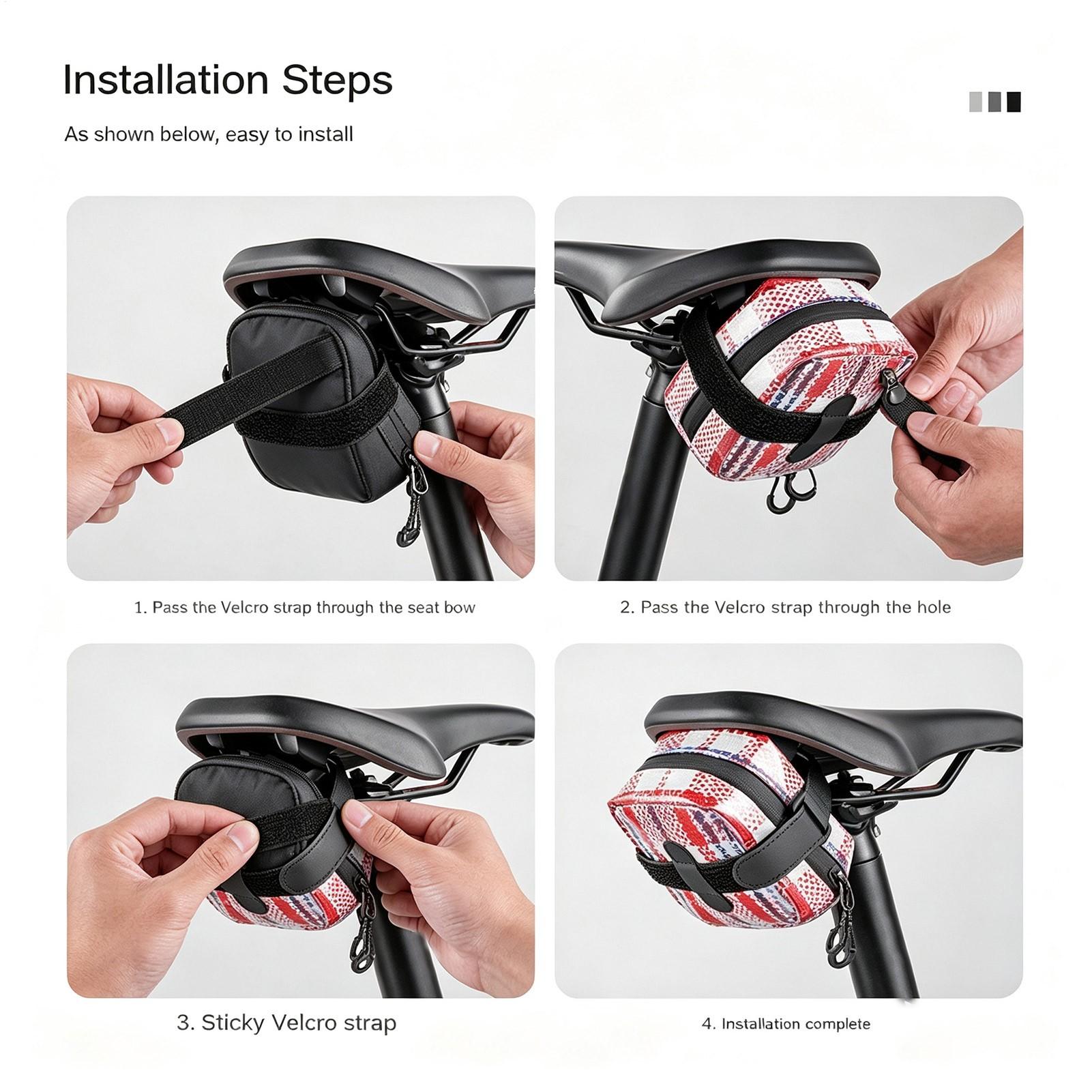 حقيبة سرج للدراجة، حقيبة تنظيم - مراجعة Saddle Bag Under Seat وسعره