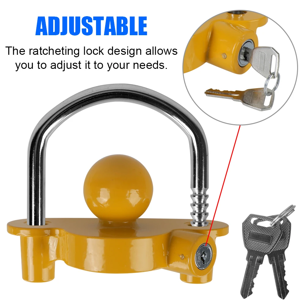قفل مقطورة مانع للسرقة ، أمان  - مراجعة U Lock Heavy Duty وسعره