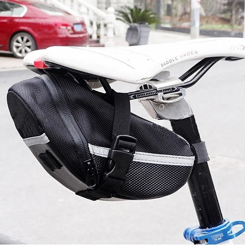حقيبة تحت مقعد الدراجة مع شريط - مراجعة Saddle Bag Under Seat وسعره