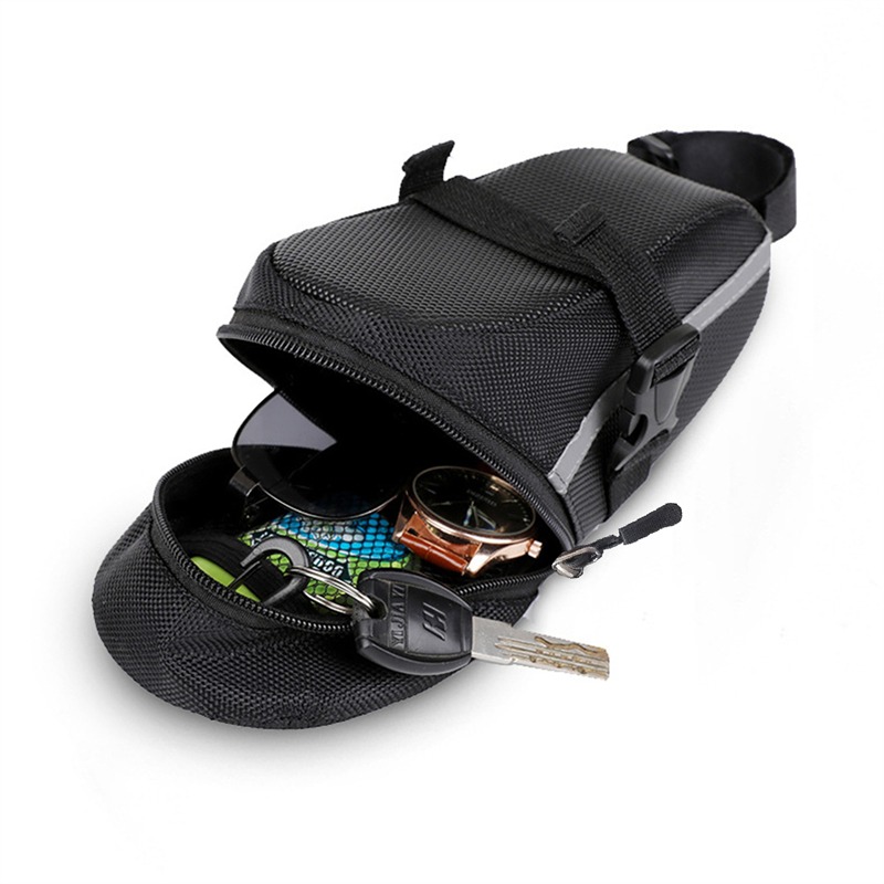 حقيبة تحت مقعد الدراجة مع شريط - مراجعة Saddle Bag Under Seat وسعره