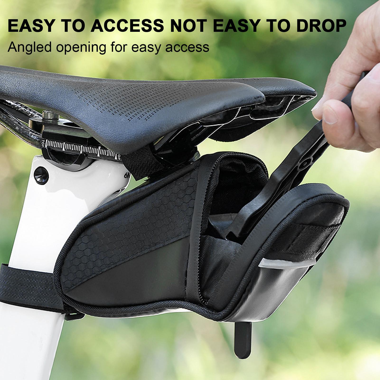 حقيبة كبيرة بسحاب للدراجة حقيب - مراجعة Saddle Bag Under Seat وسعره