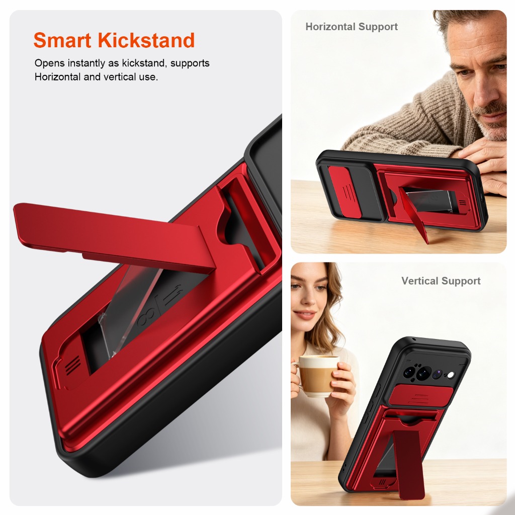 غطاء هاتف شامل لحماية العدسة ل - مراجعة Kickstand Adjustable وسعره