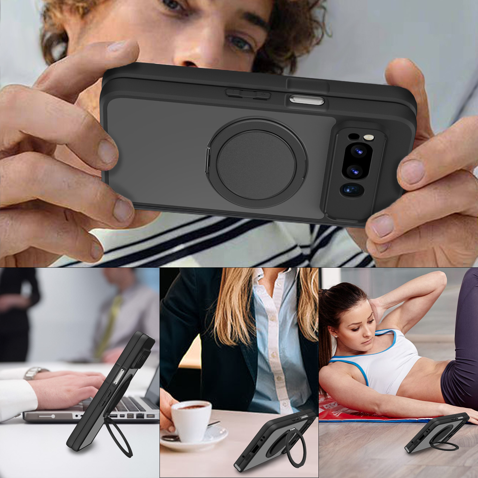 حافظة لهاتف جوجل بيكسل قابلة ل - مراجعة Kickstand Adjustable وسعره
