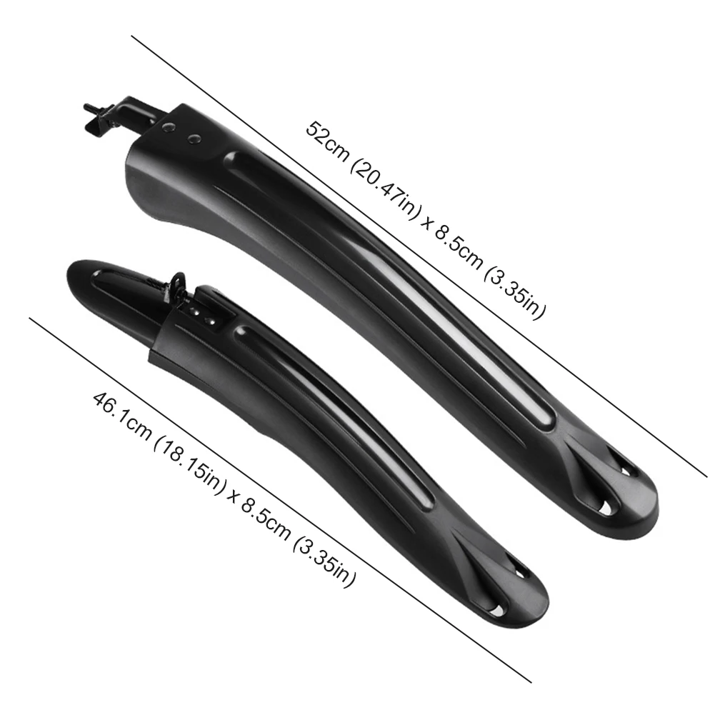 2 قطعة دراجة درابزين PP البلاس - مراجعة Fender Mudguard Set وسعره