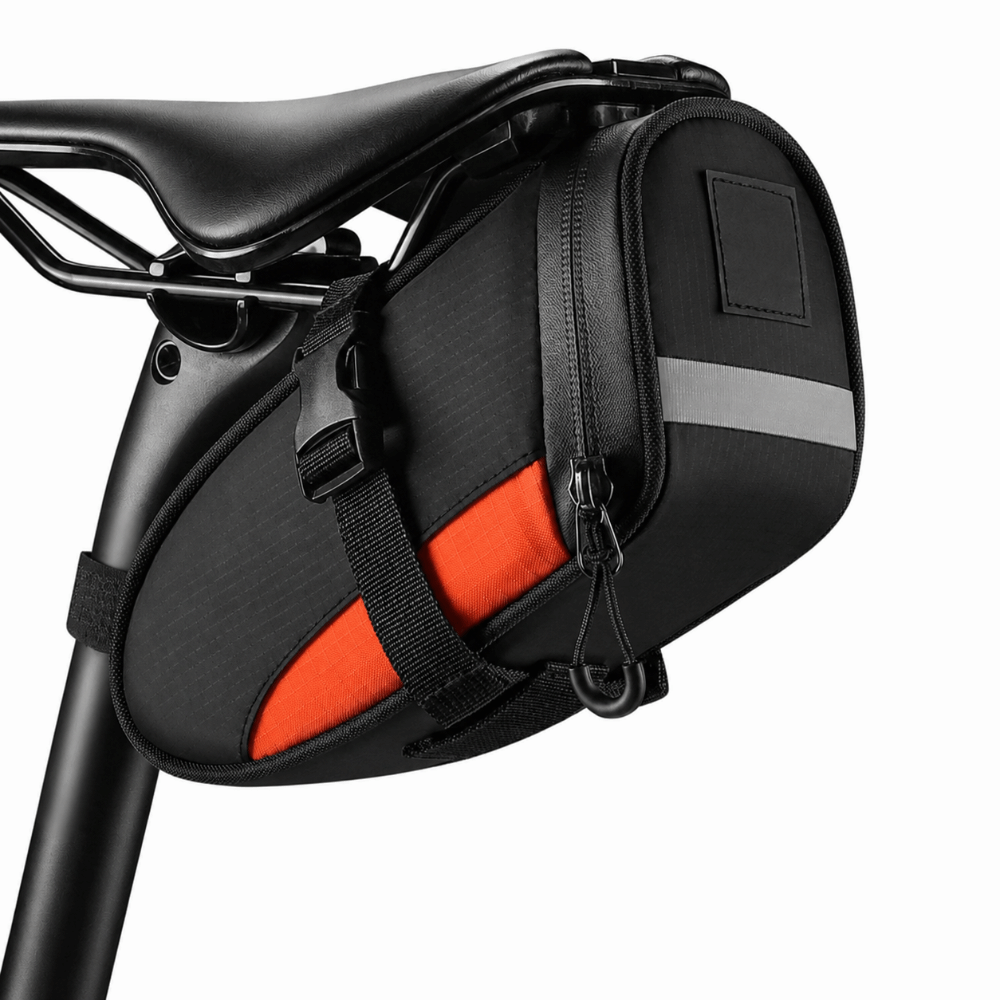 حقيبة خلفية للدراجات بسعة 1.2  - مراجعة Saddle Bag Under Seat وسعره