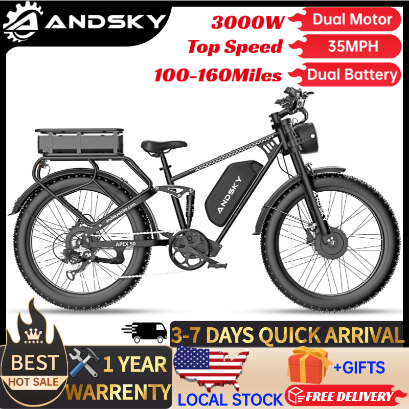 دراجة كهربائية ANDSKY Apex50 A - مراجعة Bike Pump Frame Mount وسعره