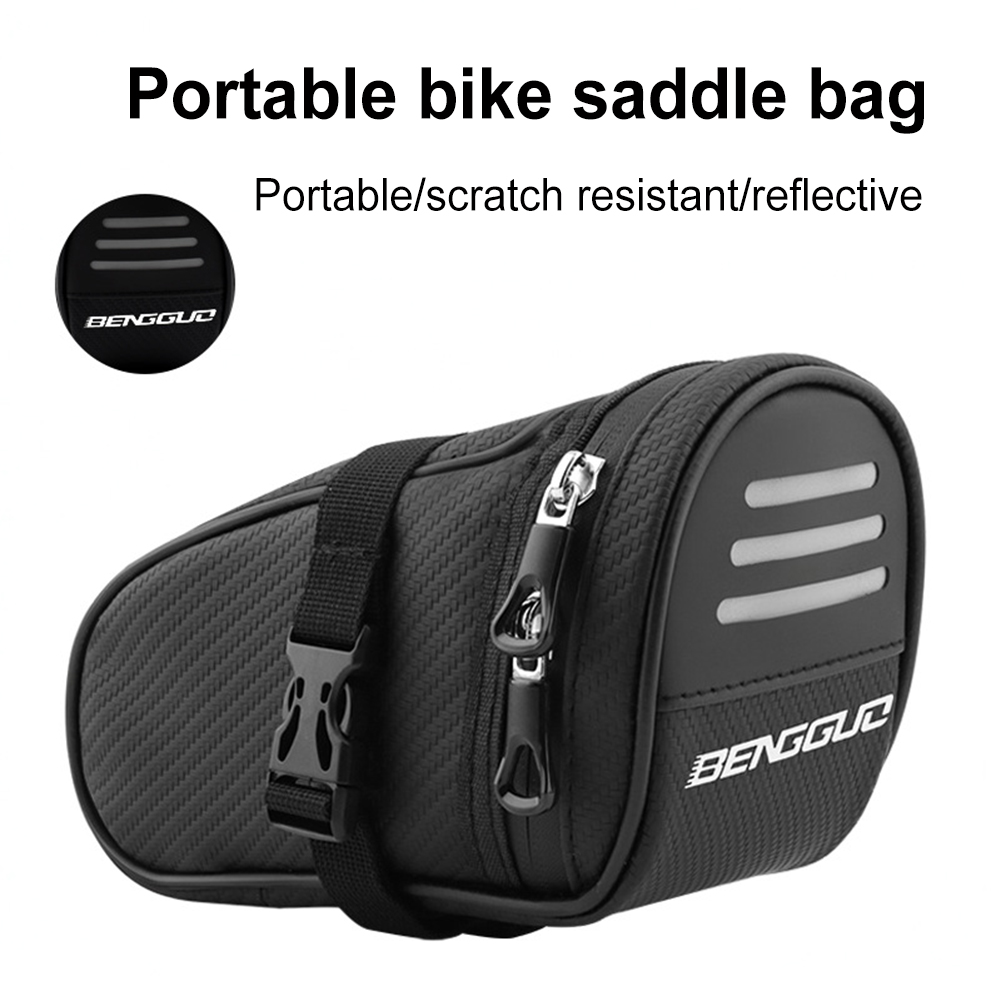 1L سرج الدراجة حقيبة مقاوم للم - مراجعة Saddle Bag Under Seat وسعره