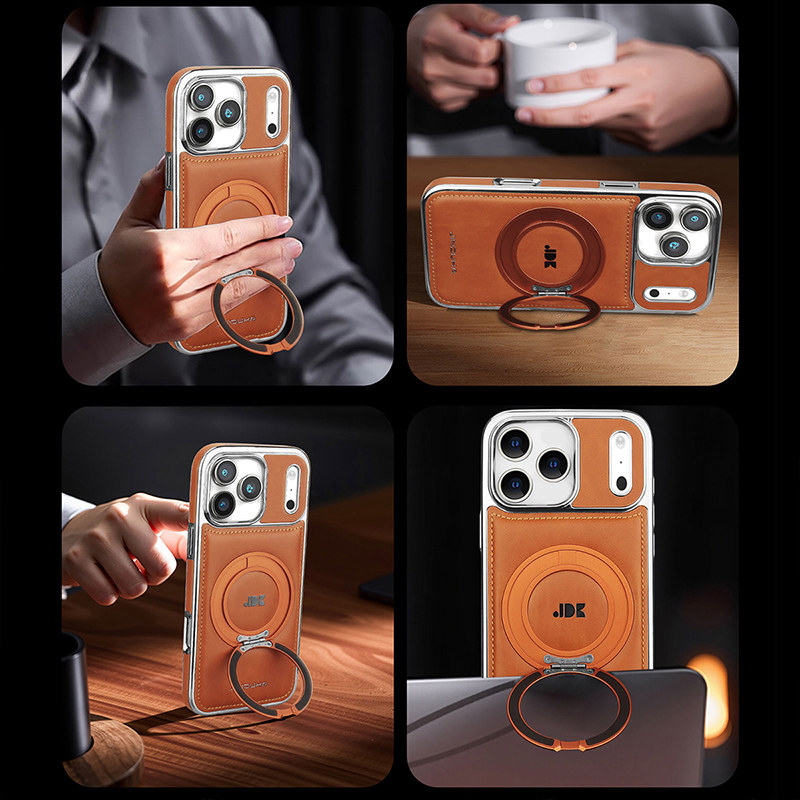 حافظة هاتف جلدية فاخرة بمسند د - مراجعة Kickstand Adjustable وسعره