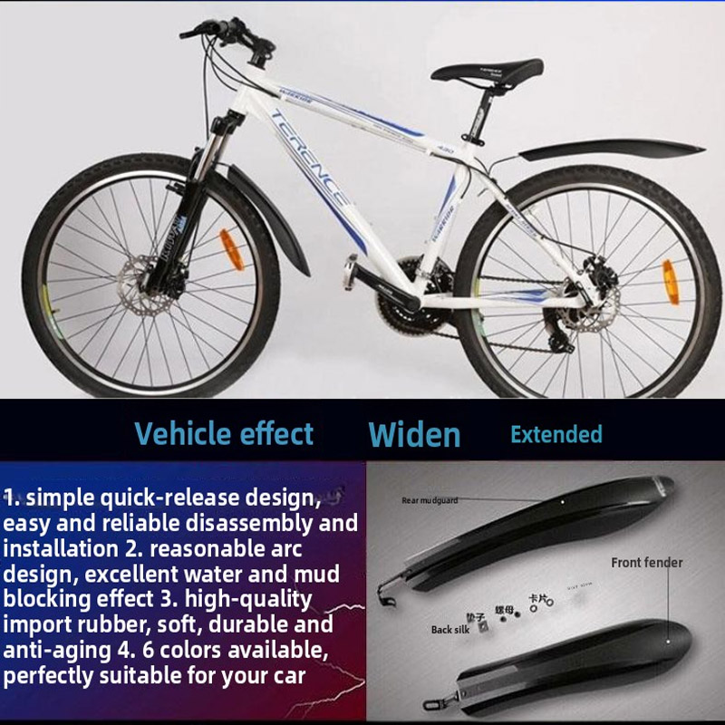 مجموعة واقيات الطين للدراجات،  - مراجعة Fender Mudguard Set وسعره
