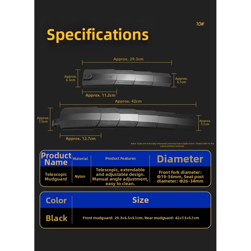 مجموعة واقيات الطين التلسكوبية - مراجعة Fender Mudguard Set وسعره