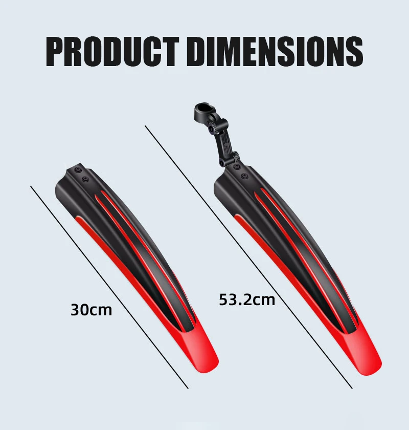واقيات للدراجة الجبلية الخلفية - مراجعة Fender Mudguard Set وسعره